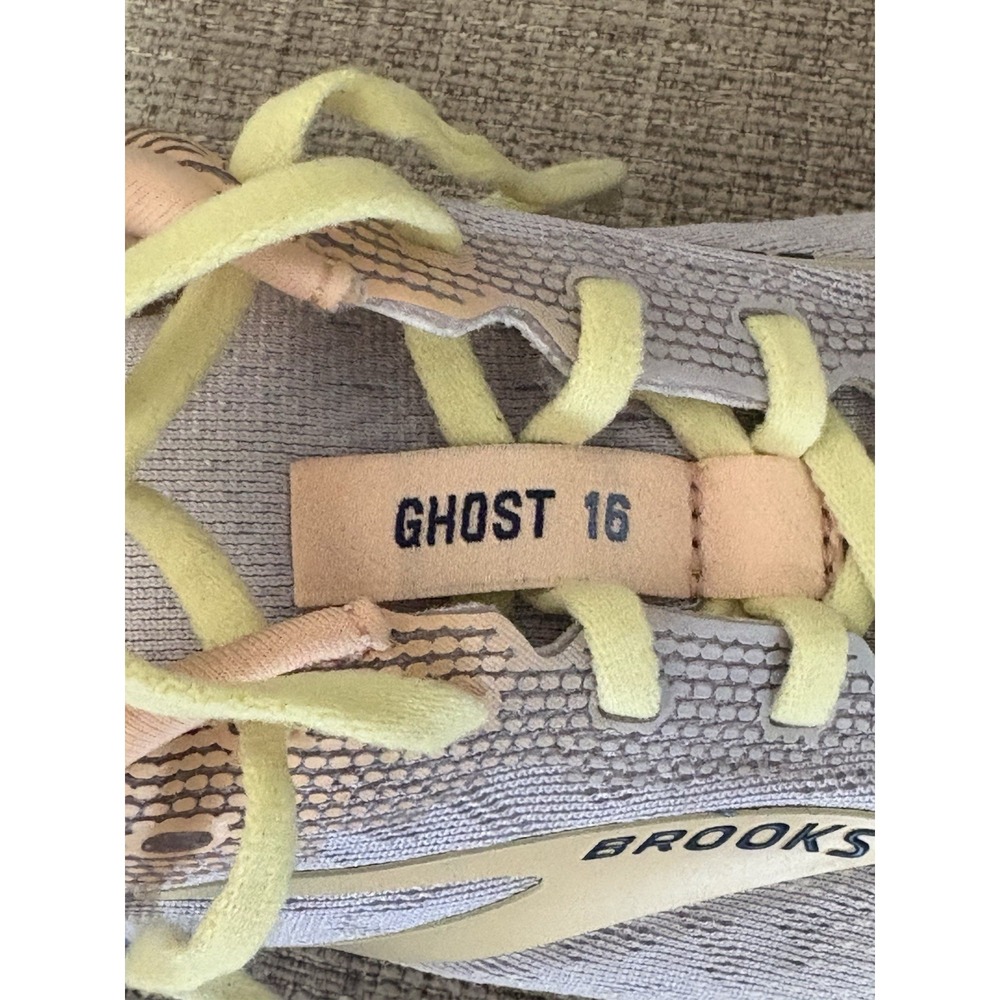 Brooks Women's Ghost 16 Running Shoes Blue/Peach Size 11 - Picture 8 of 9